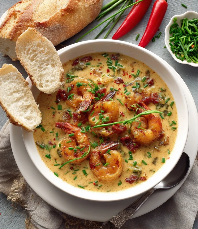 purple shrimp bisque recipe
