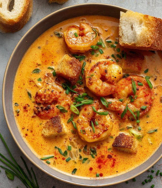 purple shrimp bisque recipe