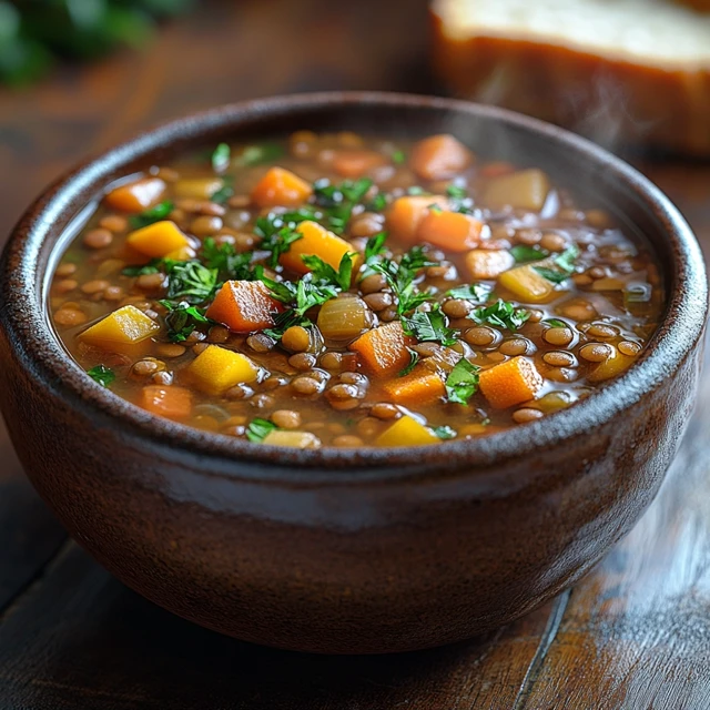 One-Pot Lentil Vegetable Soup